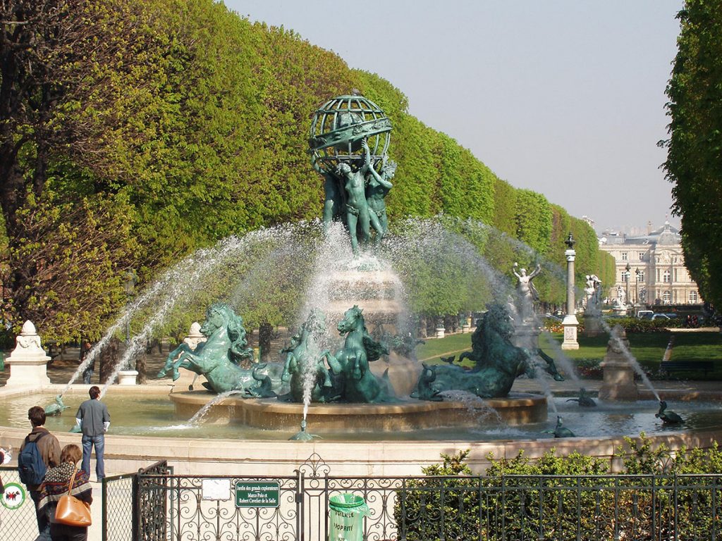 Fontaine des Quatre-Parties-du-Monde, Jardins du Luxembourg, París